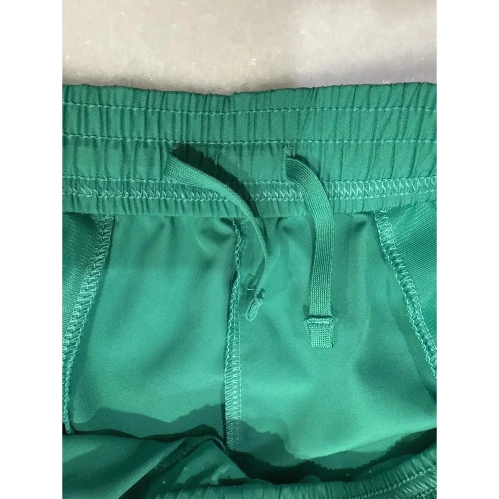 Nike Athletic Shorts Kids Large Green Dri-FIT Mesh Panel Standard Fit NEW